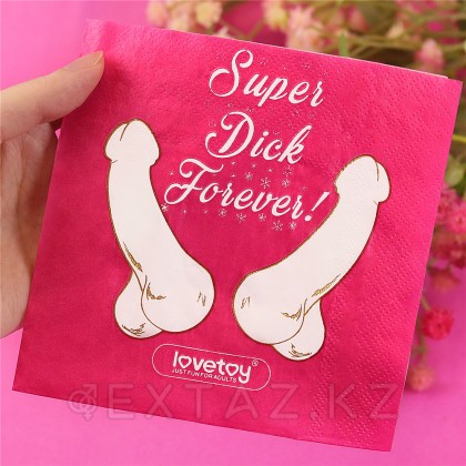 Салфетки для вечеринки Super Dick Forever (10 шт) от sex shop Extaz фото 7