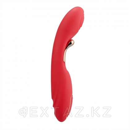Вибратор сгибаемый с двойной стимуляцией, красный от sex shop Extaz фото 6