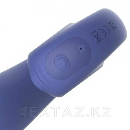 Двойной стимулятор точки G SVibe Snail GIZI Lite juicy blueberry, голубой от sex shop Extaz фото 14