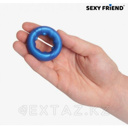 Эрекционное кольцо Love play от Sexy friend (28 мм.) синее от sex shop Extaz фото 2