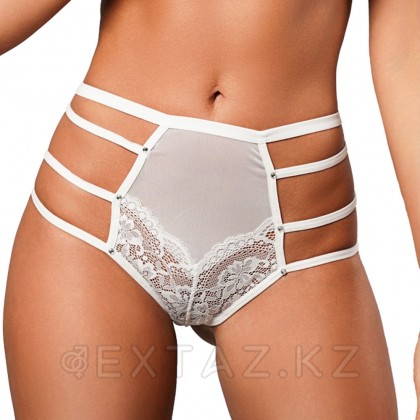 Трусики с высокой посадкой M White от sex shop Extaz
