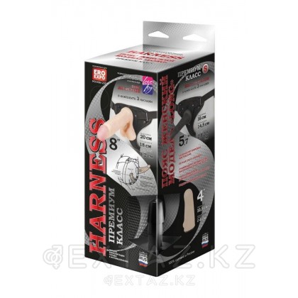 Пояс WOMAN LONG c 3 насадками от sex shop Extaz фото 4
