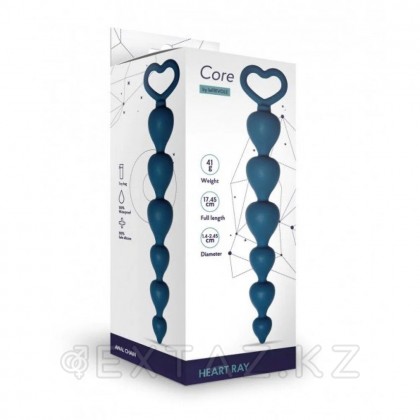 Анальная цепочка Love Beam, диаметр до 3,2 см, длина 19, кобальт, One Size от sex shop Extaz фото 4