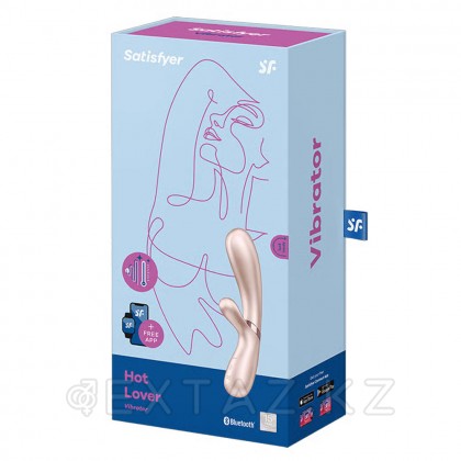Вибратор с подогревом Satisfyer Hot Lover, бежевый от sex shop Extaz фото 2