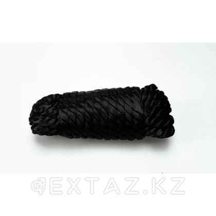 Веревка для связывания, черная (5,5 м.) от sex shop Extaz фото 2