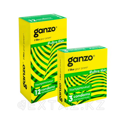 Презервативы GANZO ULTRA THIN №12 (Супер тонкие), 12 шт. от sex shop Extaz