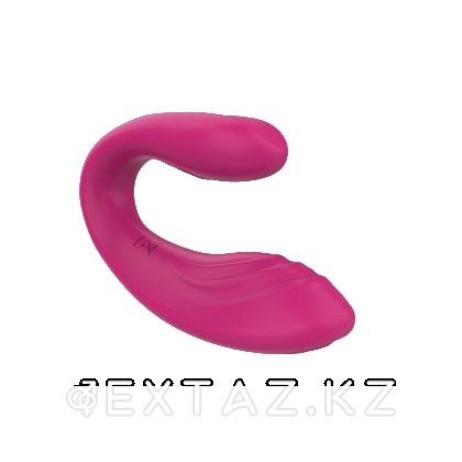 Вибратор с двойной стимуляцией для пар и пультом ДУ от sex shop Extaz фото 8