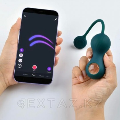 Тренажер Кегеля Magic Motion Crystal Duo темно-зеленый от sex shop Extaz фото 5