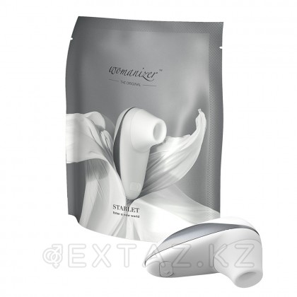 Бесконтактный клиторальный стимулятор Womanizer Starlet белый от sex shop Extaz фото 2