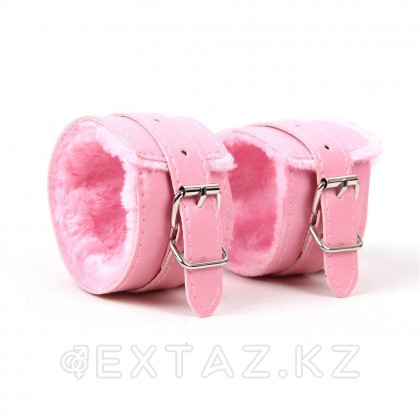 Наручники на меху SM Bondage Pink от sex shop Extaz фото 3