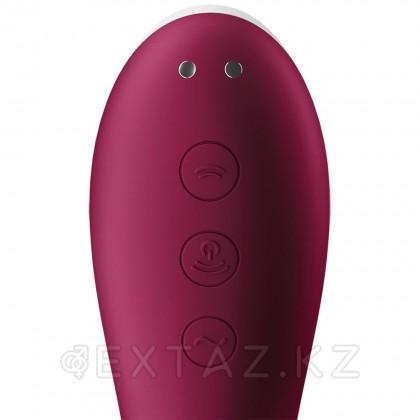 Вакуумный стимулятор с вибрацией Dual Crush Satisfyer от sex shop Extaz фото 4