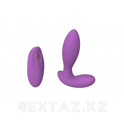 Вибростимулятор клитора и точки G с пультом ДУ (фиолетовый) от sex shop Extaz фото 4