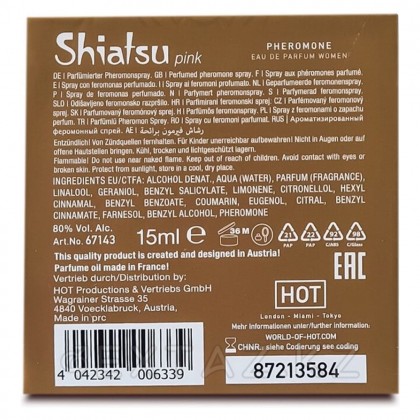 Духи с феромонами «Pink» Shiatsu женские 50 мл. от sex shop Extaz фото 4