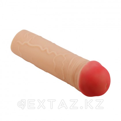 Реалистичная насадка на пенис Nile, бежевый, 16,5 см от sex shop Extaz фото 6