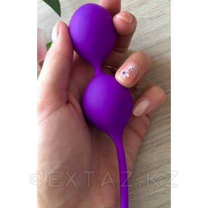 Вагинальные шарики Alive U-Tone фиолетовые от sex shop Extaz фото 2