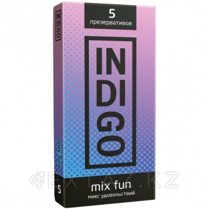 Презервативы INDIGO MixFun № 5 ребристые (5 шт.) от sex shop Extaz