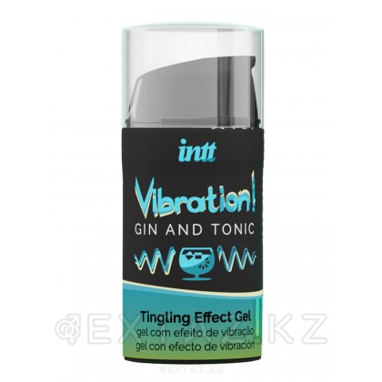 Жидкий интимный гель с эффектом вибрации Gin & Tonic INTT, 15 мл от sex shop Extaz