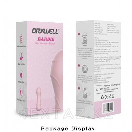 Минивибратор DryWell Barbie, розовый от sex shop Extaz фото 2