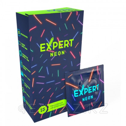 Презервативы EXPERT Neon, светящиеся, 15 шт от sex shop Extaz фото 3