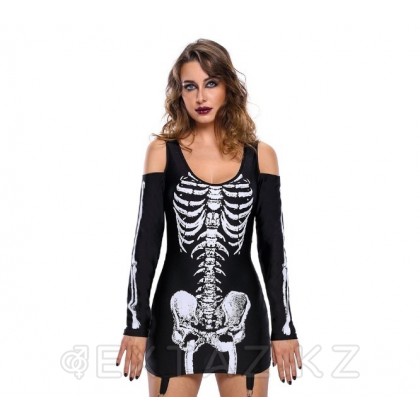 Платье на хеллоуин «Скелет» размер L от sex shop Extaz фото 3