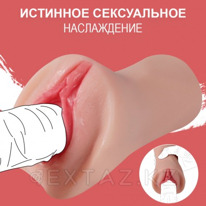 Реалистичный мастурбатор в виде вагины и половых губ Miriam от sex shop Extaz фото 6