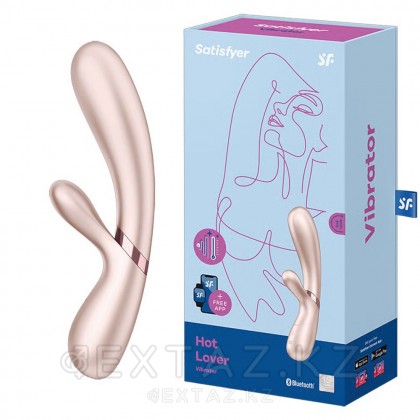 Вибратор с подогревом Satisfyer Hot Lover, бежевый от sex shop Extaz фото 2