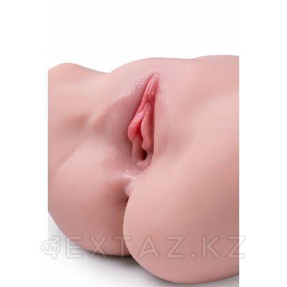 Реалистичный двойной мастурбатор Tracy с вибрацией от sex shop Extaz фото 4