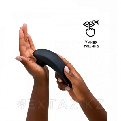 Бесконтактный клиторальный стимулятор Womanizer Premium 2 черный от sex shop Extaz фото 5