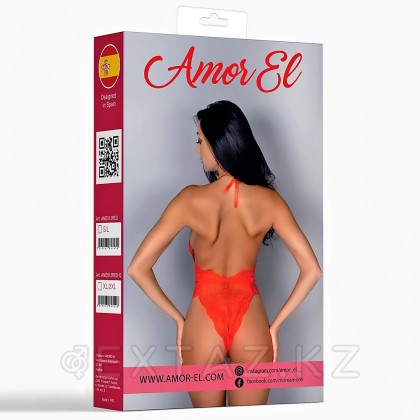 Боди эротический кружевной Amor El Felisa, красный L/XL от sex shop Extaz фото 4