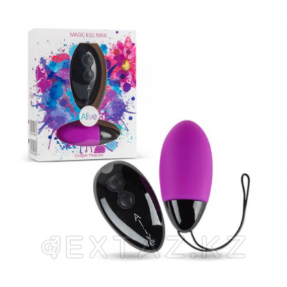 Виброяйцо Magic Egg MAX фиолетовое с пультом ДУ от Alive от sex shop Extaz фото 3