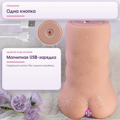 Мастурбатор-вагина с подключением к приложению Sora (вибрация+фрикции) от sex shop Extaz фото 11