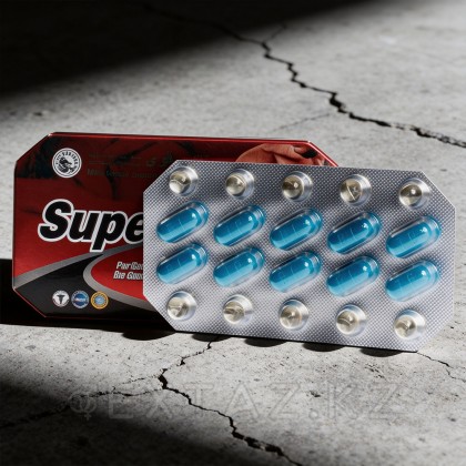 Возбуждающее средство для мужчин Super Man c витамином - (10 + 10) от sex shop Extaz фото 5