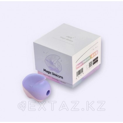 Вакуумный клиторальный стимулятор с вибрацией Unicorn от Magic Motion фиолетовый от sex shop Extaz фото 6