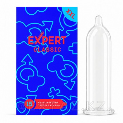 Презервативы EXPERT Classic XXL, классические, увеличенного размера, 15 шт от sex shop Extaz