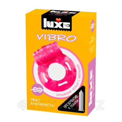 Виброкольцо LUXE VIBRO Ужас альпиниста (+ презерватив) от sex shop Extaz фото 5