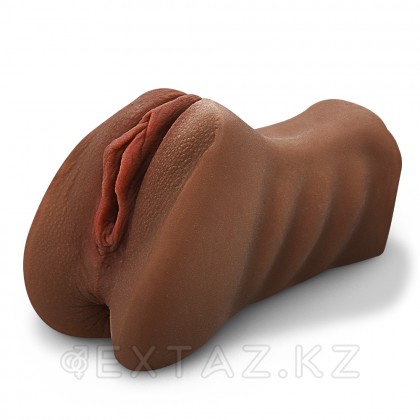 Мастурбатор реалистичный Hot vagina (коричневый) от sex shop Extaz