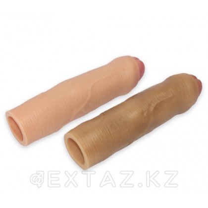 Насадка для увеличения пениса - 17,5 см. (Супер реалистичная) от sex shop Extaz фото 2