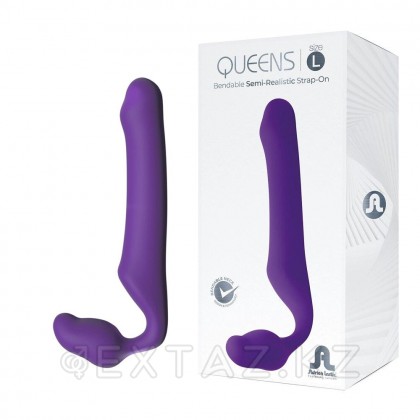 Страпон безремневой Queens от Adrien Lastic, L, фиолетовый от sex shop Extaz