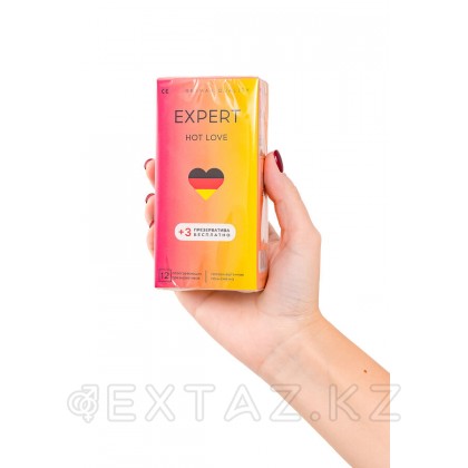 Презервативы EXPERT HOT LOVE № 12+3 (с разогревающим эффектом), 12+3 шт. от sex shop Extaz фото 3