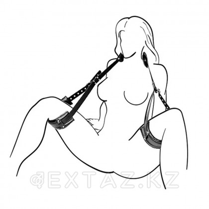 Фиксатор для ног SUPREMACY от Alive черный от sex shop Extaz фото 2