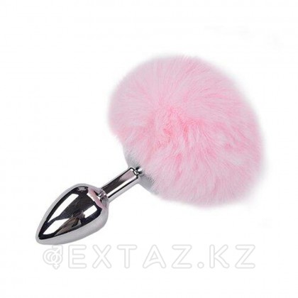 Анальный плаг Alive Fluffy розовый, L 9х4,1 см от sex shop Extaz