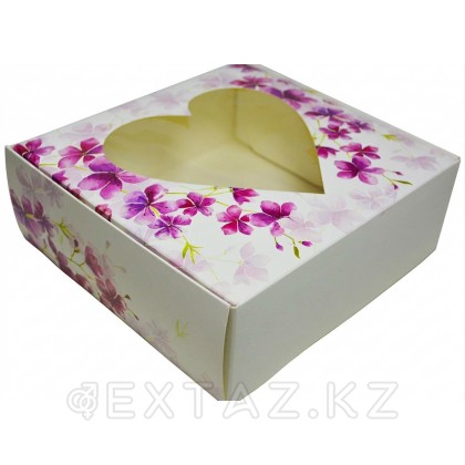 Коробка с окошком в виде сердца (20*20*7) от sex shop Extaz фото 2
