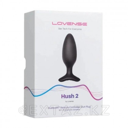 Анальная вибропробка Hush 2 второго поколения с управлением на расстоянии от Lovense (M: 44*135 мм.) от sex shop Extaz фото 4