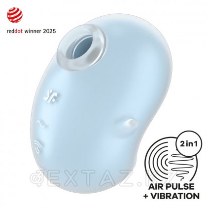 Стимулятор клитора Satisfyer Cutie Ghost голубой от sex shop Extaz фото 2