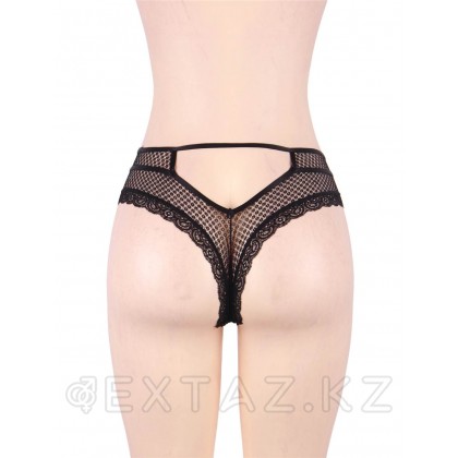 Трусики танга Ladies черные (размер XS-S) от sex shop Extaz фото 9