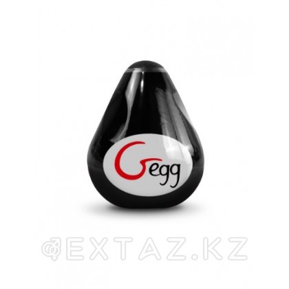 Gvibe Gegg Black - яйцо-мастурбатор, 6.5х5 см. черный от sex shop Extaz