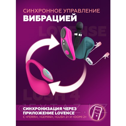 Виброяйцо для точки G с управлением через приложение Lush 4 от Lovense от sex shop Extaz фото 8