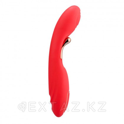 Вибратор сгибаемый с двойной стимуляцией, красный от sex shop Extaz фото 3