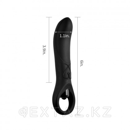 Силиконовый анальный плаг с вибрацией - Fantasy Pull Plug  от sex shop Extaz фото 4