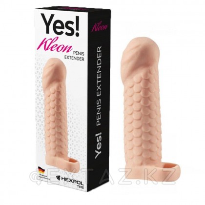 Увеличивающая насадка KLEON с кольцом 2, 15 см от sex shop Extaz